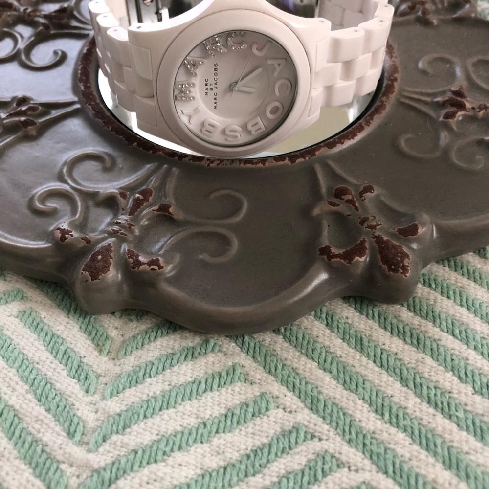 Marc by Marc Jacobs White  Round Dial Watch